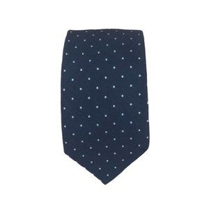 BOGGI Blue Polka Dot Silk Blend Tie ITALY 60”/3.2” EC